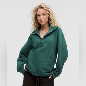 Lululemon Scuba Oversized Funnel Neck Half Zip- Long